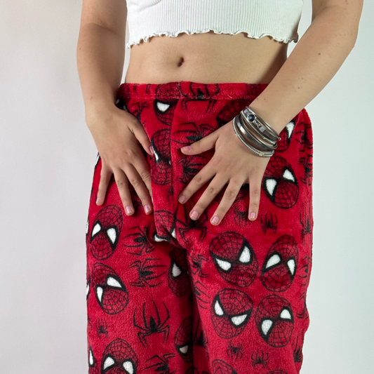 Spiderman Pyžamo Kalhoty - Červené/Red