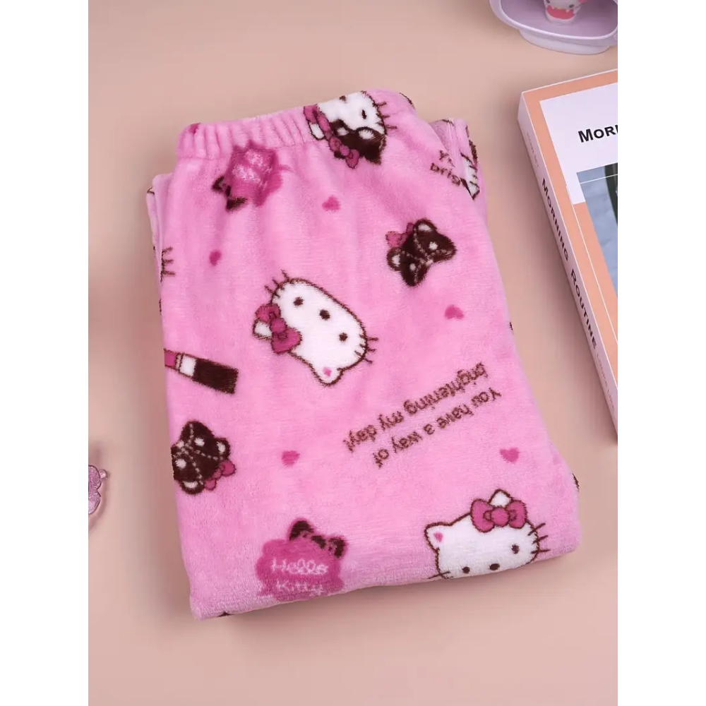 Hello Kitty Pyžamo Kalhoty - Pink Cosmetics