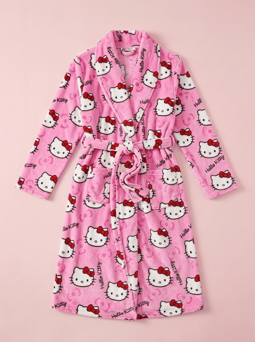 Hello Kitty růžový župan