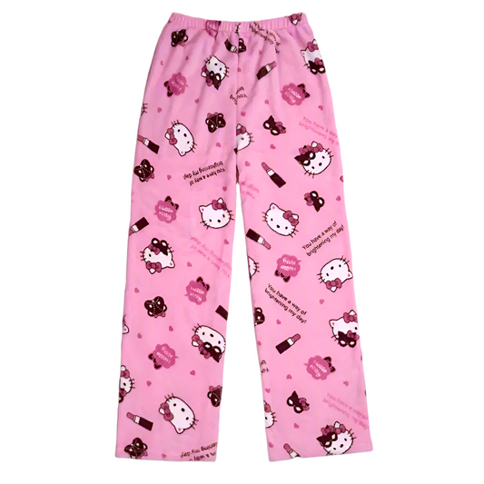 Hello Kitty Pyžamo Kalhoty - Pink Cosmetics