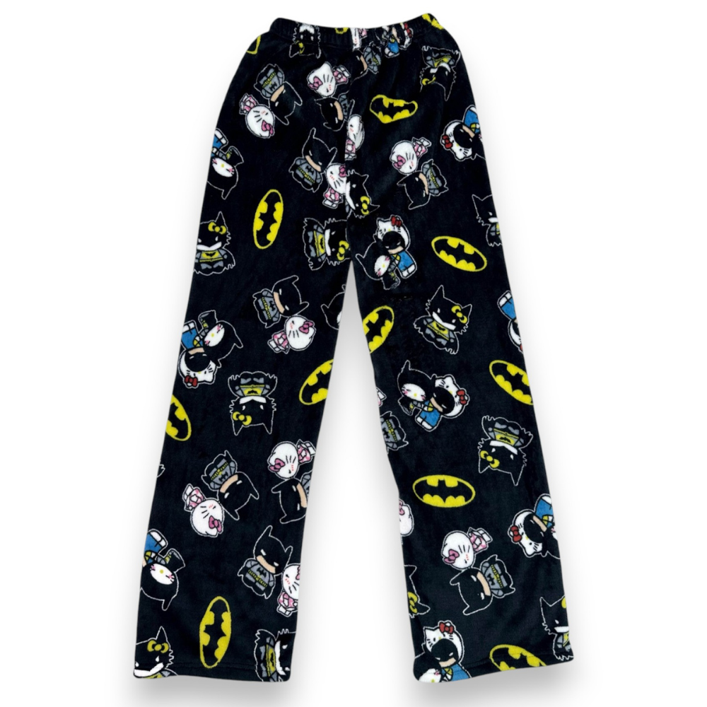 Batman X Hello Kitty Pyžamo Kalhoty - Black/Černé