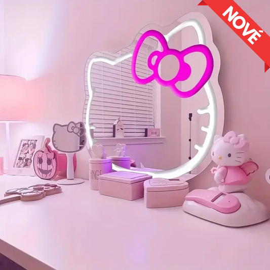 Hello Kitty LED Neon Zrcadlo