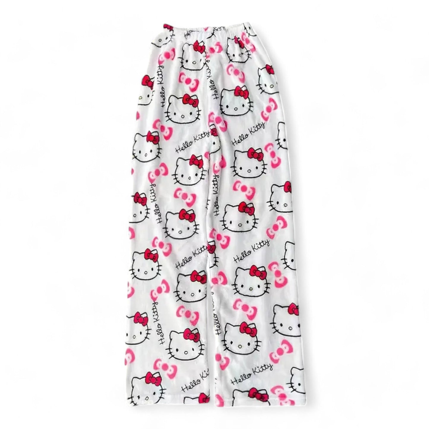 Hello Kitty Pyžamo Kalhoty - White/Bílé