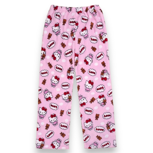 Hello Kitty Pyžamo Kalhoty - Pink Teddy