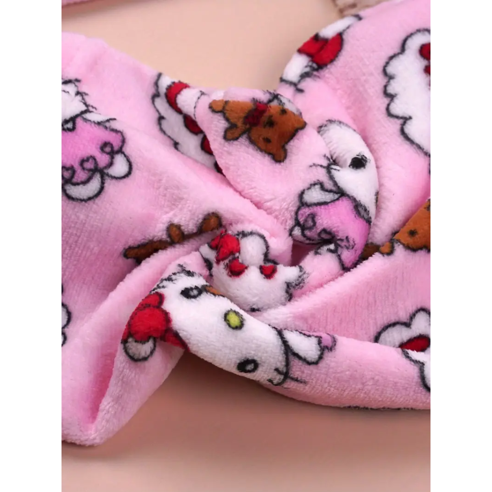 Hello Kitty Pyžamo Kalhoty - Pink Teddy