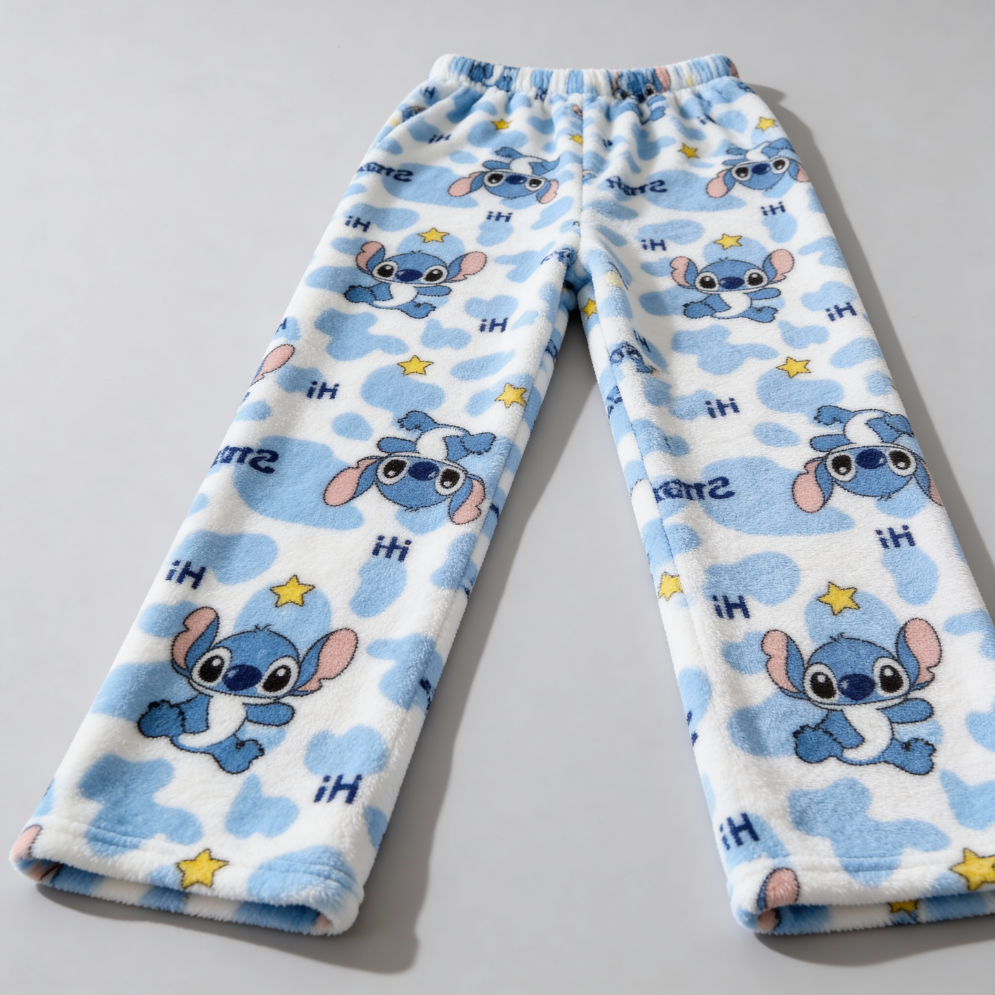 Stitch Pyžamo Kalhoty - Blue/Modré