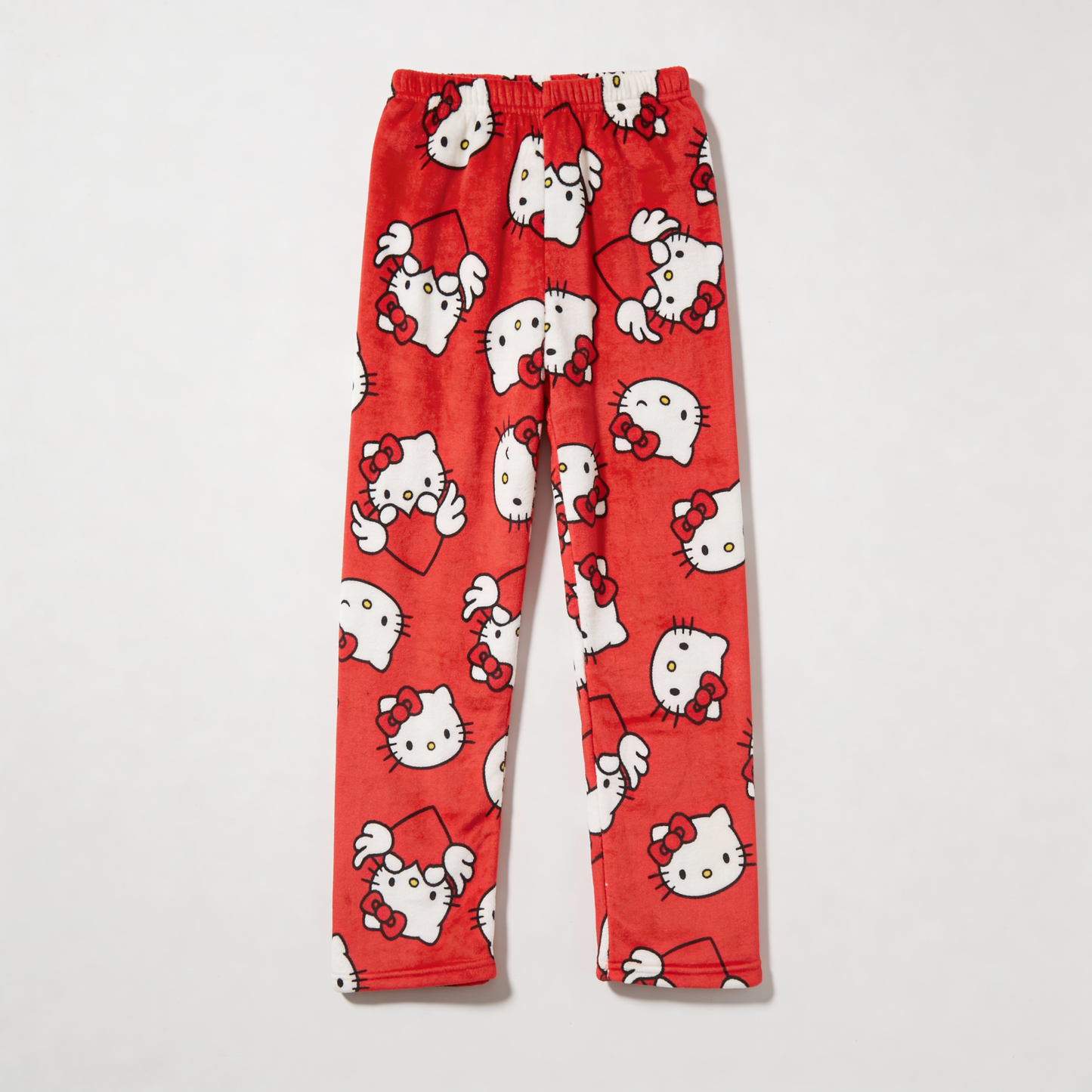 Valentýnské Hello Kitty Pyžamo Kalhoty - Red/Červené