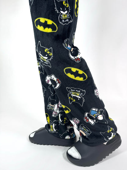 Batman X Hello Kitty Pyžamo Kalhoty - Black/Černé