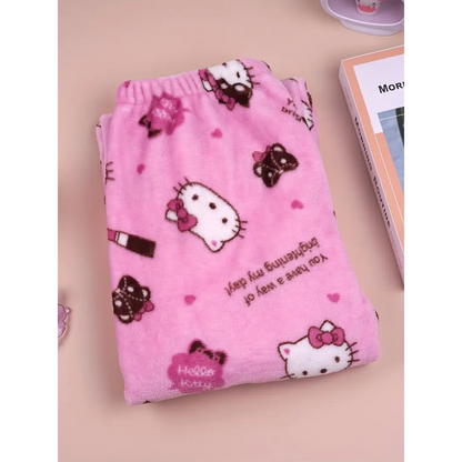 Hello Kitty Pyžamo Kalhoty - Pink Cosmetics