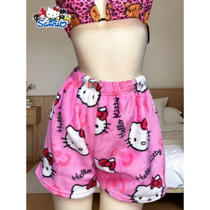 Hello Kitty Pyžamo Kraťasy - Pink/Růžové