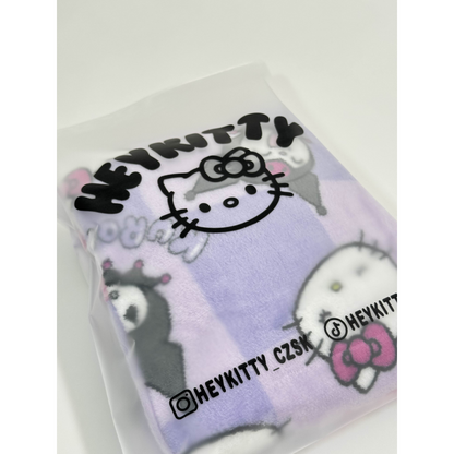 Hello Kitty X Kuromi Pyžamo Kalhoty - Fialová/Purple