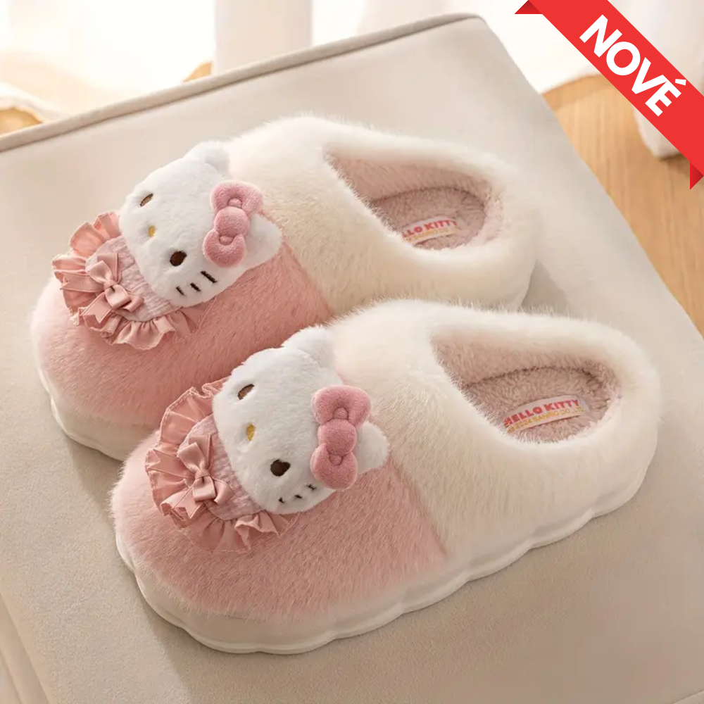 Hello Kitty Měkké Pantofle