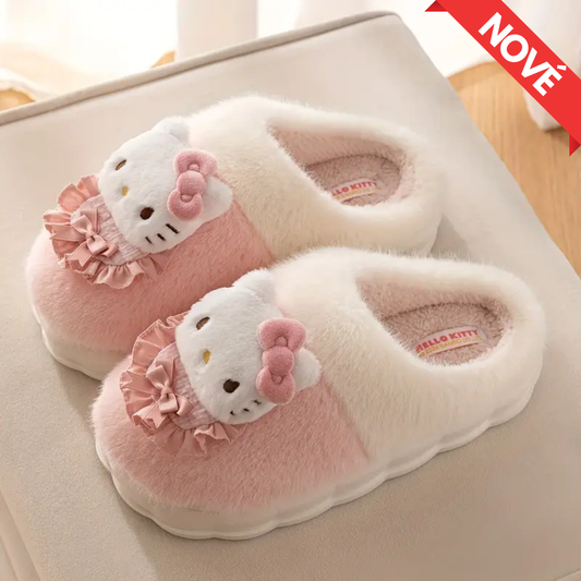 Hello Kitty Měkké Pantofle