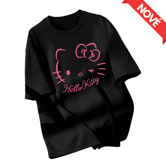 Hello Kitty Tričko – Black & Pink Edition