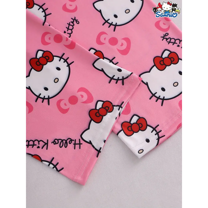 Hello Kitty Pyžamo Letní Kalhoty - Pink/Růžové
