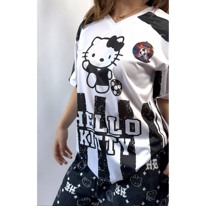 Hello Kitty Black and White Jersey