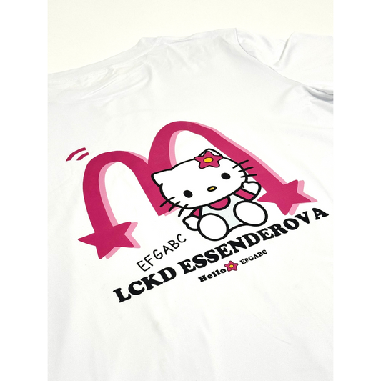 Hello Kitty Tričko M Bílé