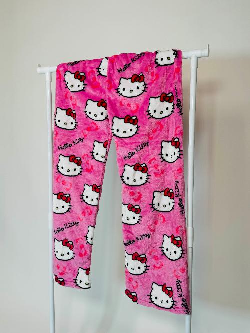 Hello Kitty Pyžamo Kalhoty - Pink/Růžové