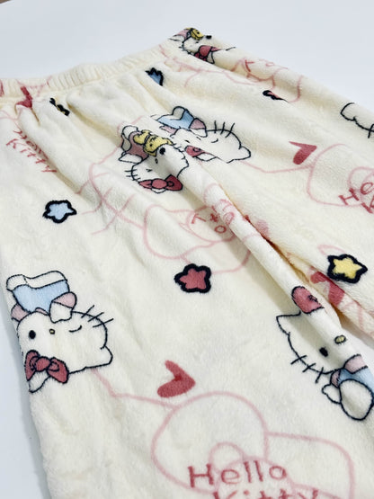 Hello Kitty Pyžamo Kalhoty - Béžové/Beige