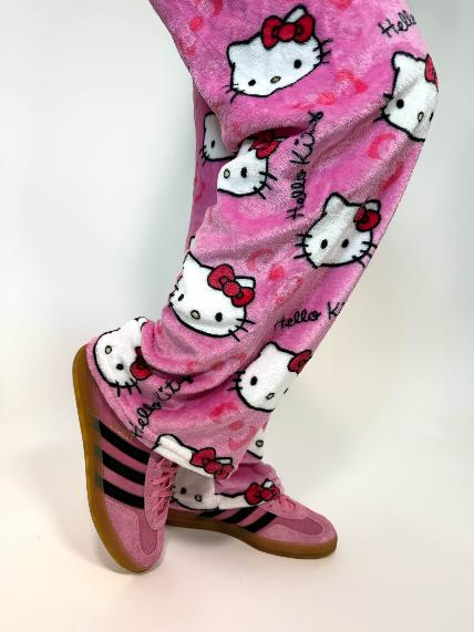 Hello Kitty Pyžamo Kalhoty - Pink/Růžové