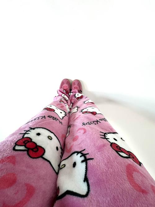 Hello Kitty Pyžamo Kalhoty - Pink/Růžové