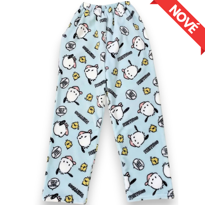 Pochacco Pyžamo Kalhoty - Modrá/Blue