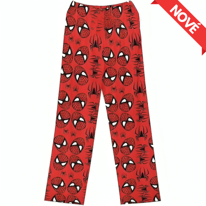 Spiderman Pyžamo Kalhoty - Červené/Red