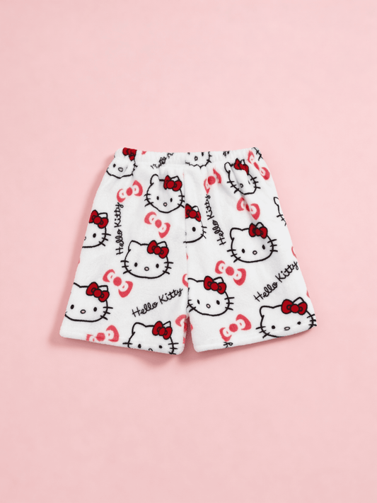 Hello Kitty Pyžamo Kraťasy - White/Bílé