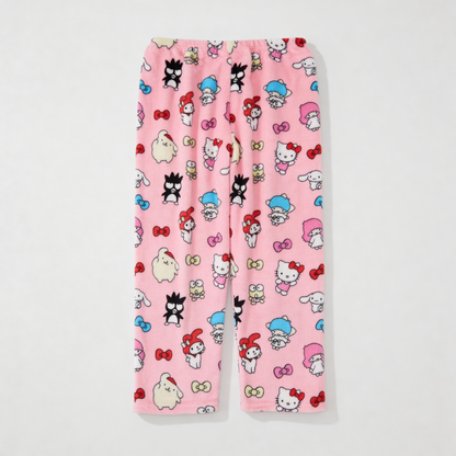 Sanrio Pyžamo Kalhoty - Pink/Růžové