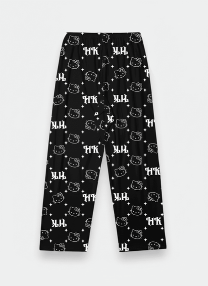 Hello Kitty Pyžamo Kalhoty - HK Black