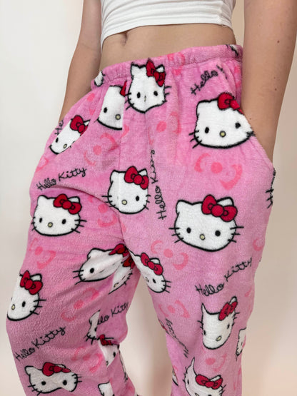 Hello Kitty Pyžamo Kalhoty - Pink/Růžové