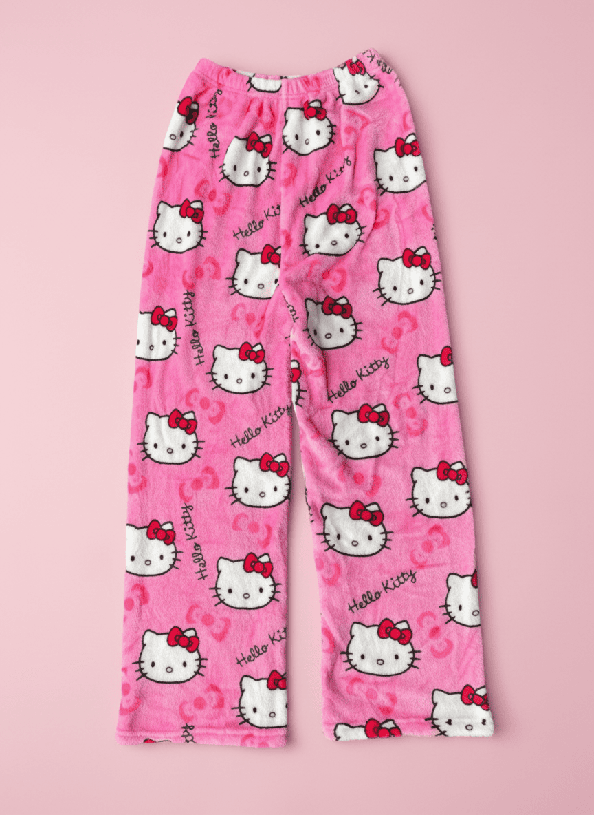 Hello Kitty Pyžamo Kalhoty - Pink/Růžové