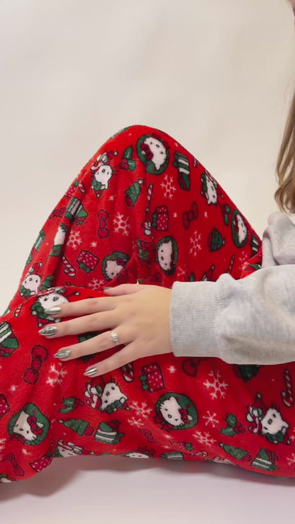 Hello Kitty Pyžamo Kalhoty - Christmas/Vánoční