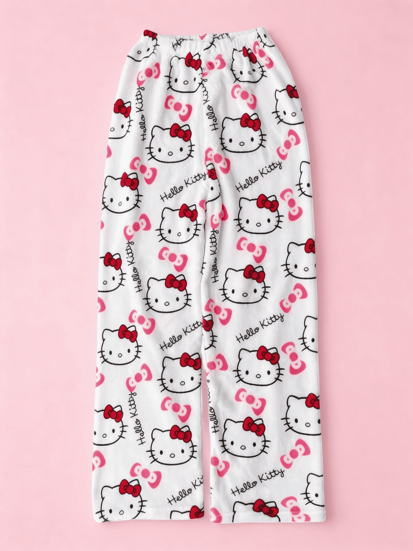 Hello Kitty Pyžamo Kalhoty - White/Bílé