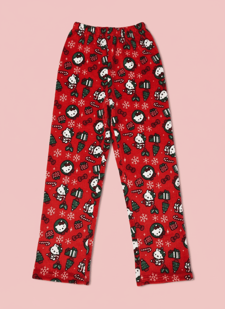 Hello Kitty Pyžamo Kalhoty - Christmas/Vánoční